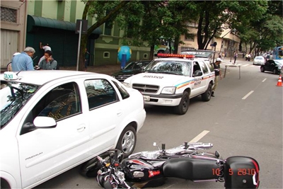 Internauta flagra acidente em Belo Horizonte