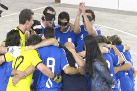 Contagem sedia Copa Sudeste de Futebol de Salão para Cegos