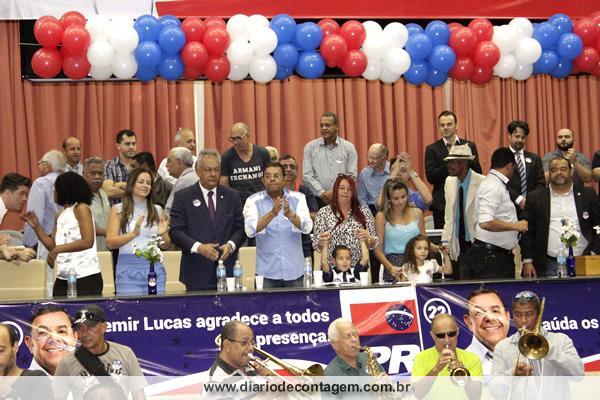 Ademir Lucas tem sua candidatura oficializada pelo PR / Fotos: DC Online