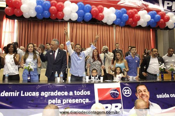 Ademir Lucas tem sua candidatura oficializada pelo PR / Fotos: DC Online