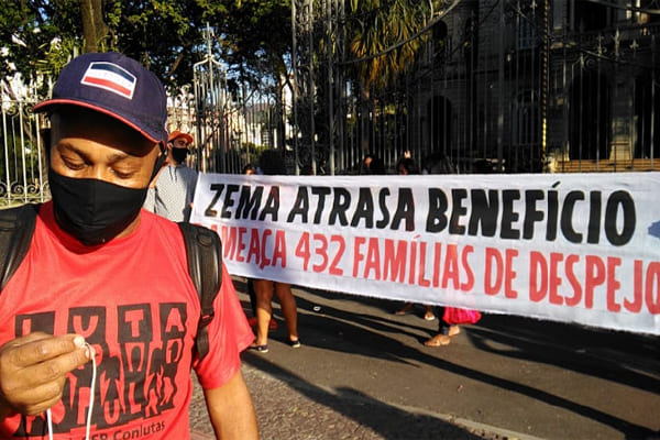 Famílias sem teto de Contagem estão ameaçadas de despejo