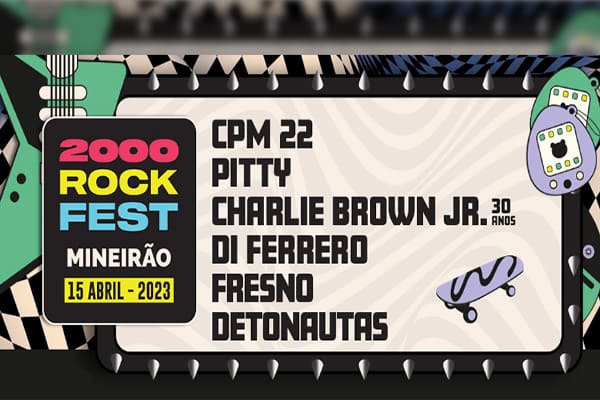 Vem aí, 2000 Rock Fest em Belo Horizonte