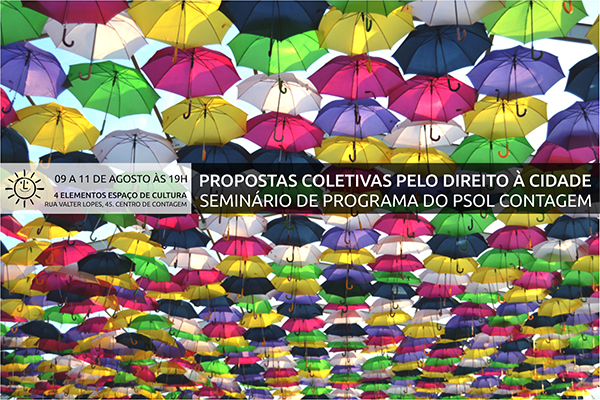 PSOL realiza seminário de programa do partido em Contagem