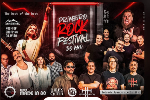 Rock Festival promete agitar Contagem 