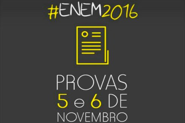 Candidatos já podem consultar locais de prova do Enem 2016