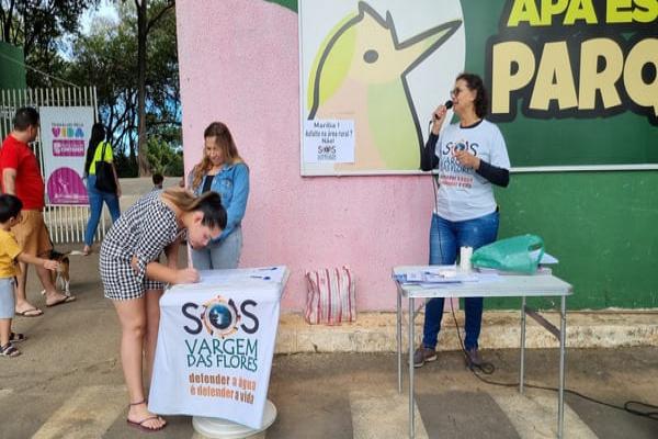 Protesto acontece contra concessão ou privatização do Parque Fernão Dias