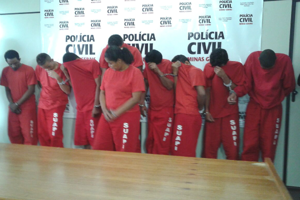 Polícia Civil prende nove membros de organização criminosa