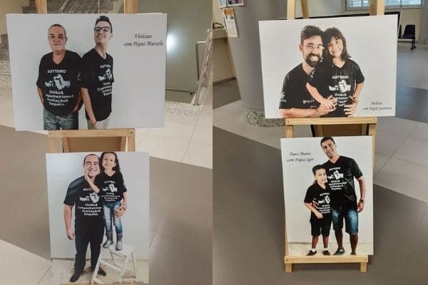 Mostra sobre autismo na visão paterna é exibida no fórum de Contagem