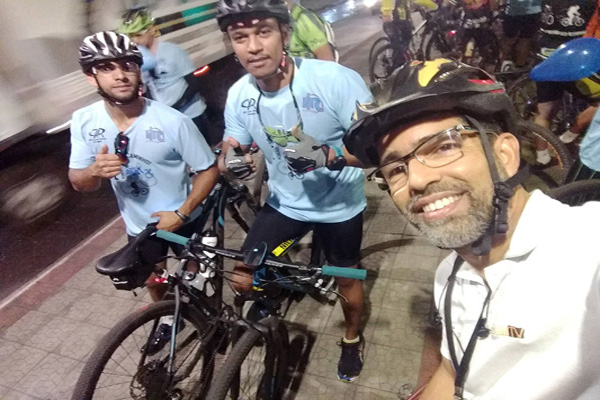 Passeio ciclístico encerra Novembro Azul em Contagem