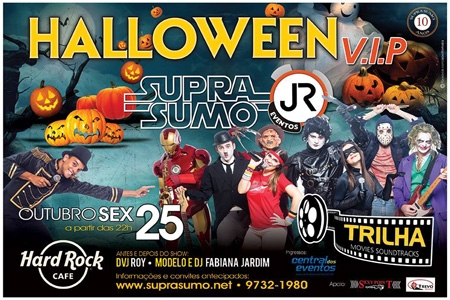 6ª edição do Halloween V.I.P será realizada no dia 25 de outubro