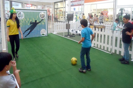 Circuito “Show de Bola” é oferecido gratuitamente no Big Shopping